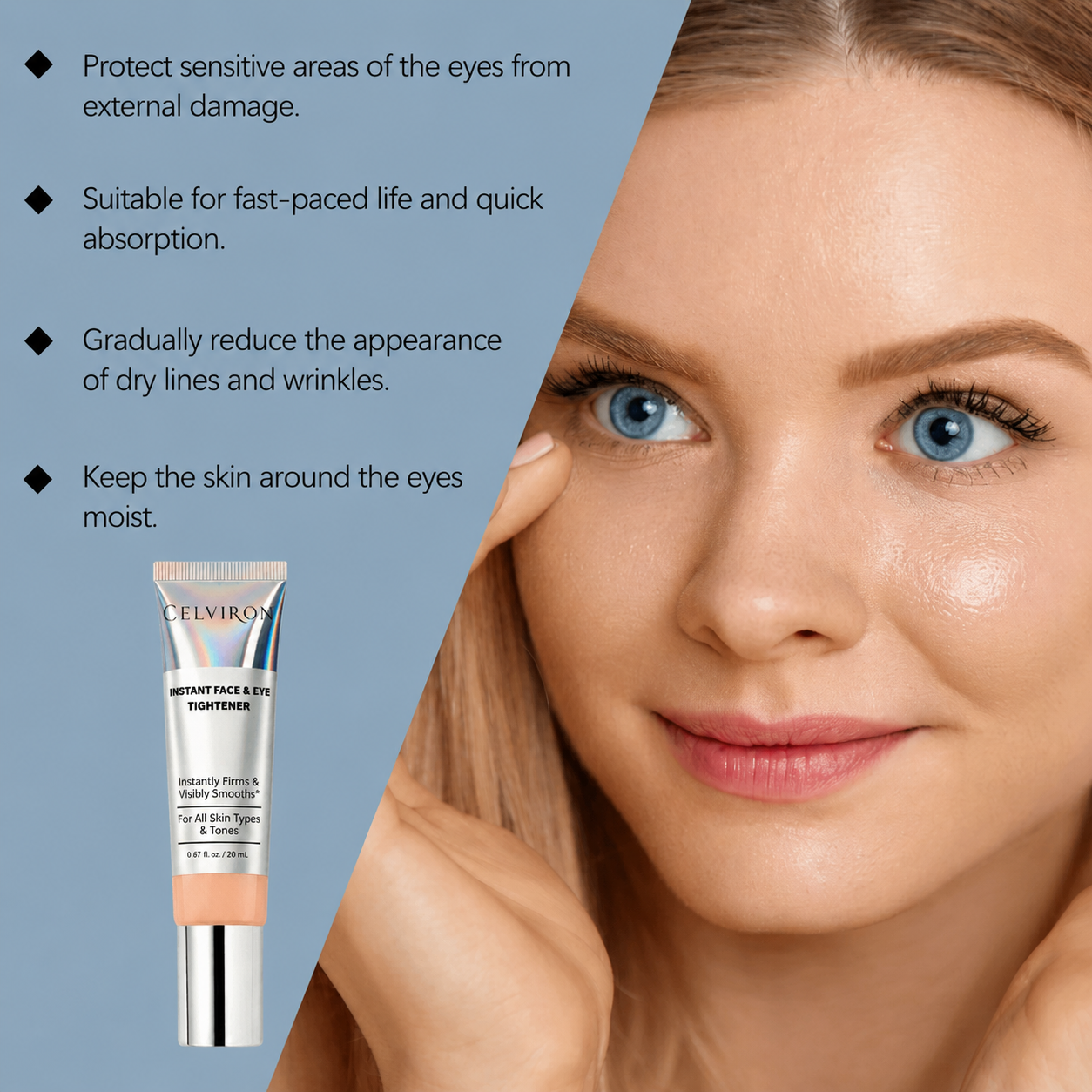 TidyBloomm™ Instant Face Temporary Tightener – Instant visible results in 60 seconds