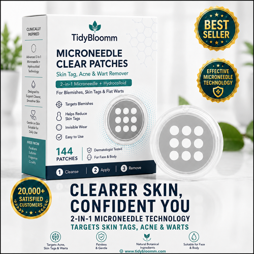 TidyBloomm 2-in-1  Acne & Skin Tag Patches