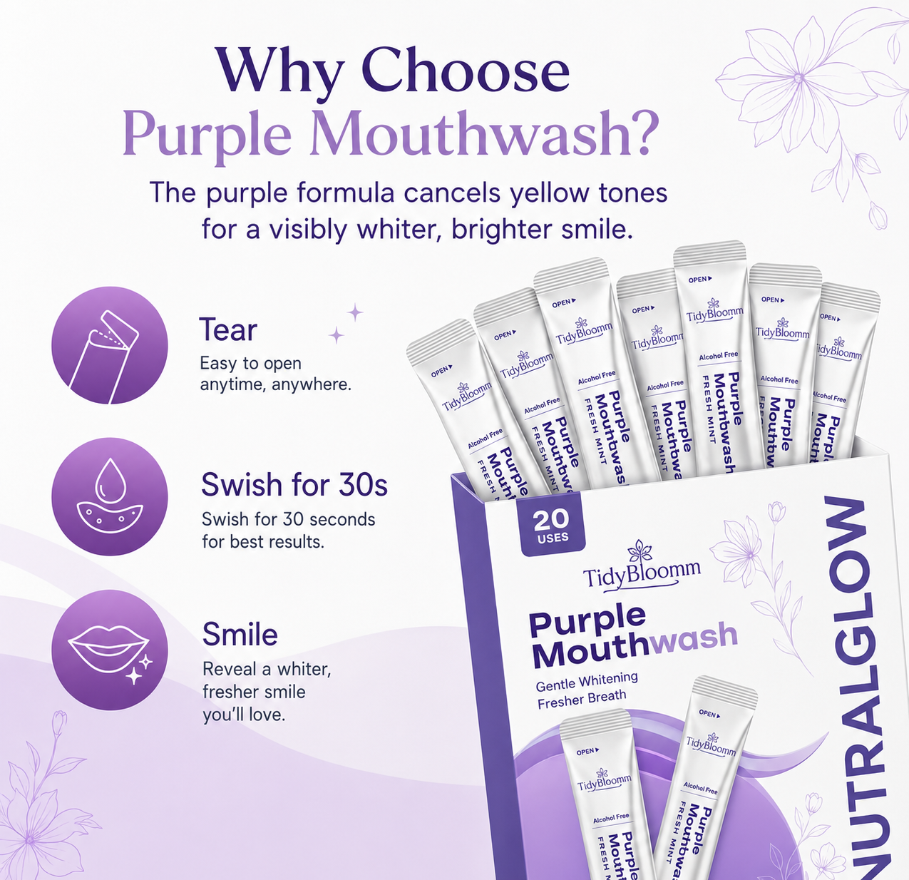 TidyBloomm® Purple Mouthwash