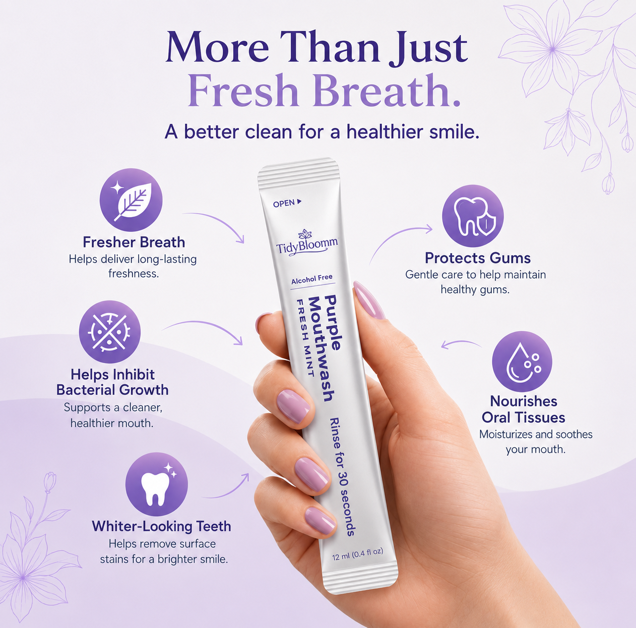 TidyBloomm® Purple Mouthwash
