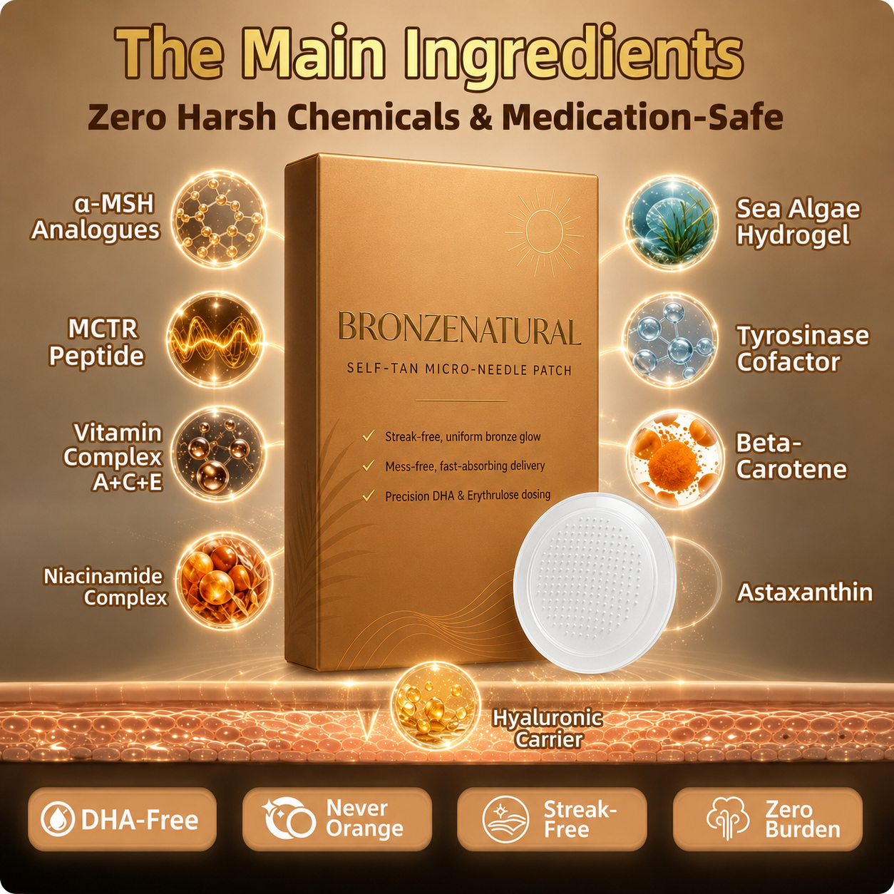 ✨Sunless Transdermal Tanning Patch