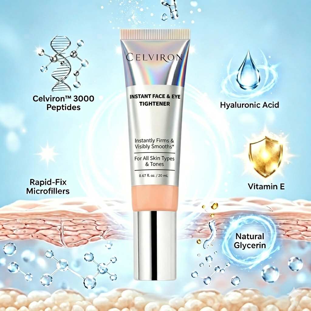 TidyBloomm™ Instant Face Temporary Tightener – Instant visible results in 60 seconds